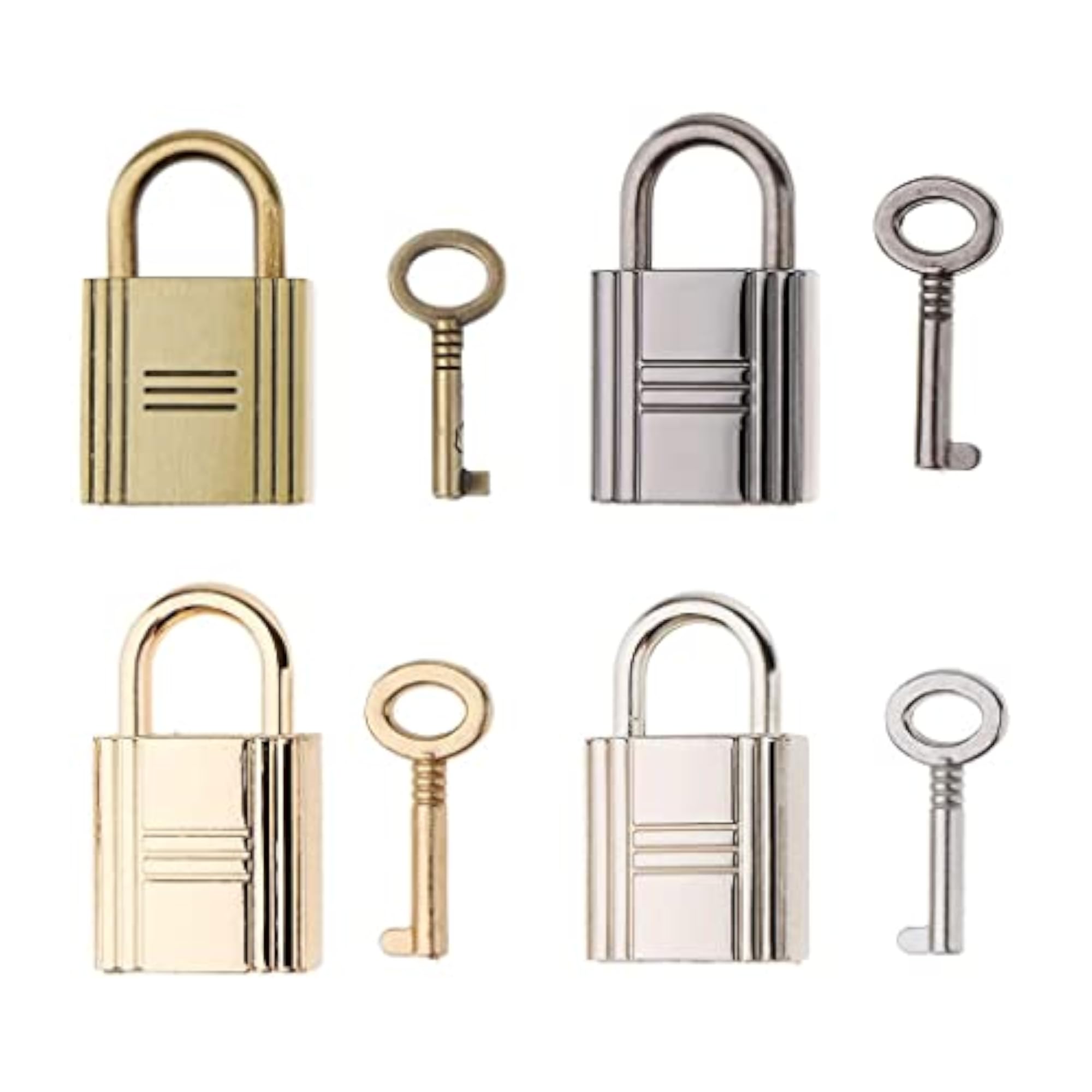 3xCute Security Travel Lock with Key, Dark Gold